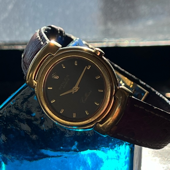 Stunning Rolex Cellini 6621 18K Gold Quartz Wristwatch - Picture 10 of 11